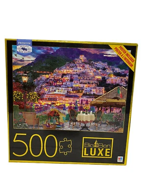 Rompecabezas Faro Big Ben Luxe 500 Piezas, Póster 24 x 18" Incluido Foto 1 de 4