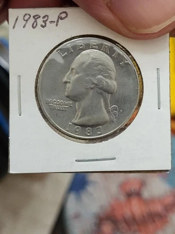 1983-P Washington Quarter --- Low Grade Uncirculated Cover