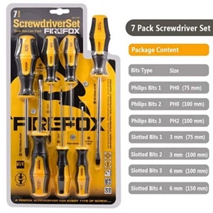 Set di Cacciaviti professionali giraviti kit a taglio e croce punta magnetica - Foto 1 di 5