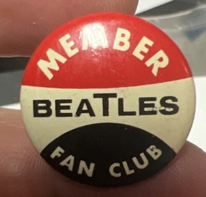 1964 Beatles Fan Club Member Pin RARE In Great Condition. Great Collectors Item. - Picture 1 of 5