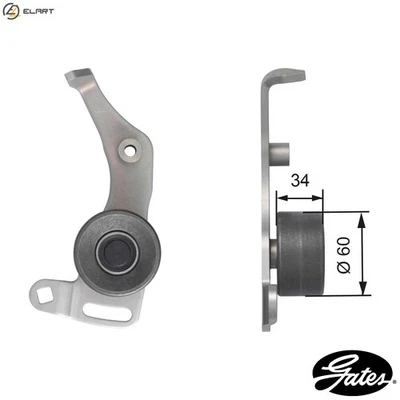 TENSIONER PULLEY TIMING BELT T41138 FOR GEO TRACKER/Station/Wagon  HYUNDAI - Image 1 of 4