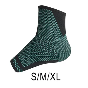 Anti fatigue compression foot sleeve Ankle Support Running Cycle Basketball - Picture 1 of 22