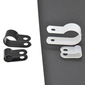 Sichere Nylon Kabelklemmen Schwarz & Weiß, 3,2–36,7 mm für perfekte Kabelfüh - Bild 1 von 25