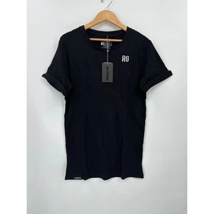 RawGear Ribbed Short Sleeve Tee Shirt Black Size XXL NWT - Picture 1 of 4