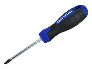 Faithfull - Cacciavite Soft Grip Punta Pozidriv PZ2 x 100mm - Bild 1 von 1