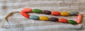 Vintage Multicolor Beaded Teething Ring - Picture 1 of 3