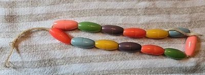 Vintage Multicolor Beaded Teething Ring - Image 1 of 3