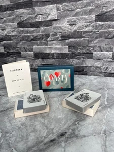 Vintage Canasta Card Game Two Decks Boxed Good Condition Complete-Instructions - Picture 1 of 8