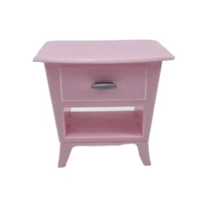 Muebles Barbie Lámpara Rosa Mesa auxiliar Dormitorio Casa de Muñecas Muebles - Imagen 1 de 5