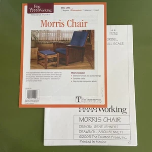 Fine Woodworking Project Plans Morris Chair Intermediate #011204 - Picture 1 of 1