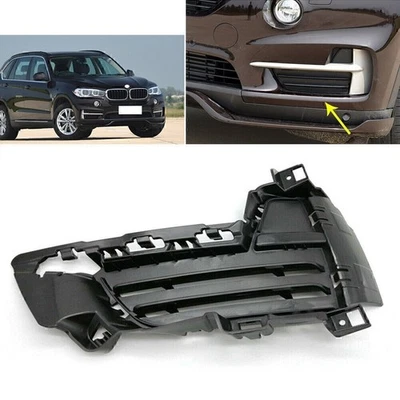 Bumper Grille For BMW X5 LH Textured Closed Grid Left 2014-2017 2015 2016 14 15 Foto 1 de 4