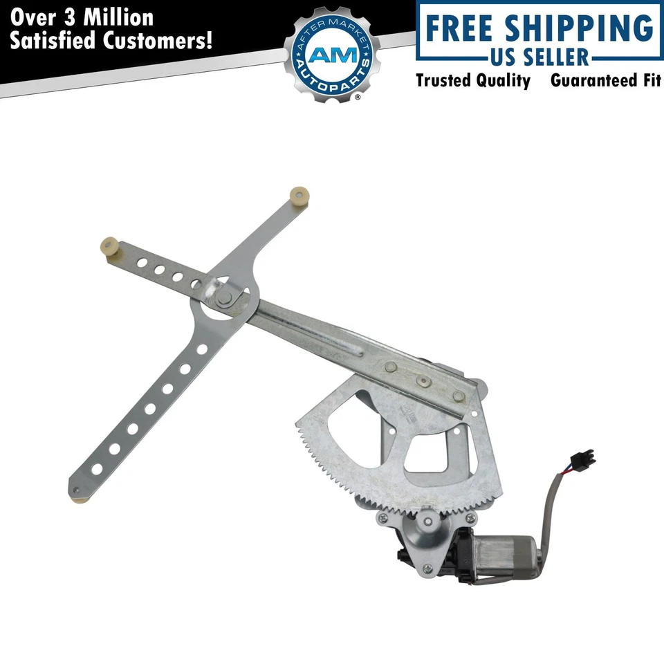 Power Window Regulator w/ Motor Front Passenger Side Right for Chevy GMC Truck - Image 1 of 4