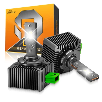 D3S LED Headlight Hi/Lo Beam 6500K Super Bright For Jaguar XF 2012 2014-2016 DRL - Image 1 of 4