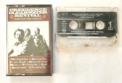 Creedence Clearwater Revival Down On The Corner Cassette Tape 1991 Fantasy 1221 - Image 1 of 2