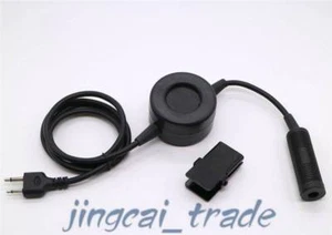Auriculares Z-Tactical cable PTT redondo para radioaficionados ICOM COBRA VERTEX de 2 pines - Imagen 1 de 4