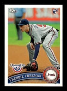 2011 Topps Opening Day Freddie Freeman #70 Rookie Card - Picture 1 of 2