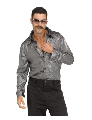 Disco Fever 70 年代 70 年代衬衫成人服装配件 — 第 1/2 张图片