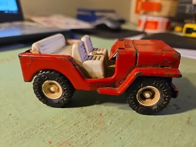 Jeep Buddy L vintage rojo blanco 4x4 acero prensado raro Japón Foto 1 de 4