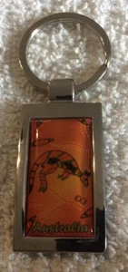 Australia Kangaroo image- KEY RING KEYCHAIN - Bild 1 von 2