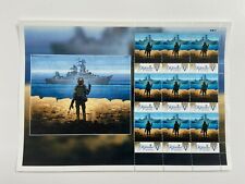 Glory To Ukraine Russian Warship Go ** Yourself Official Block of 9 Stamp V 2022