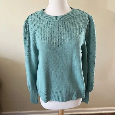 Jaclyn Smith Sweater Size Medium Green  - Image 1 of 4