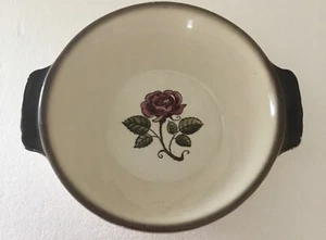 Vintage Metlox Poppytrail Provincial Rose Round Ceramic Serving Dish 9" - Picture 1 of 4