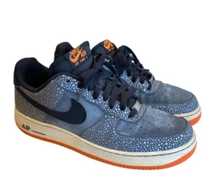 0764 Nike Air Force 1 One Low Safari Dark Grey/Orange 488298-079 Men's Size 10.5 - Picture 1 of 9