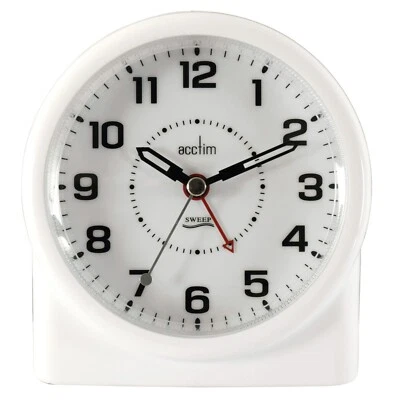 Acctim Central Analogue Alarm Clock Non Ticking Sweep Smartlite� Crescendo Alarm - Image 1 of 4