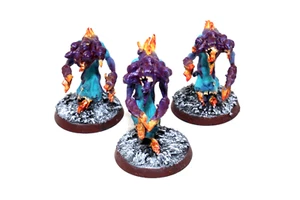Warhammer Chaos Daemons Tzeentch Flamers Well Painted JYS66 - Picture 1 of 4