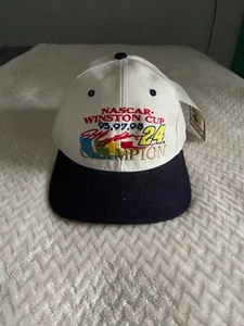 Nascar Winston Cup #24 Jeff Gordon Champion Cap 95-97-98 New - Picture 1 of 4