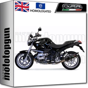 GPR EXHAUST HOM FURORE BLACK BMW R 1200 R 2011 11 2012 12 2013 13 2014 14 - Picture 1 of 3