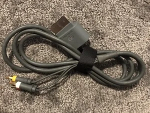 GENUINE Microsoft Xbox 360 Composite Cable Adapter RCA Wire. - Picture 1 of 2