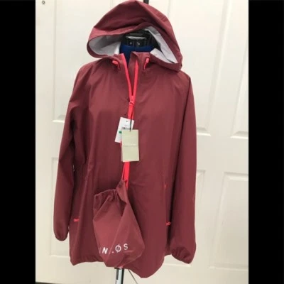 NUEVO con Etiquetas-Mujer Grand.OS Borgoña COLE HAAN Chaqueta de Nylon con Capucha L Foto 1 de 4