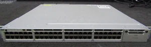 Cisco WS-C3850-48F-E 48-Port Gigabit PoE+ Switch W/ C3850-NM-BLANK - Picture 1 of 4