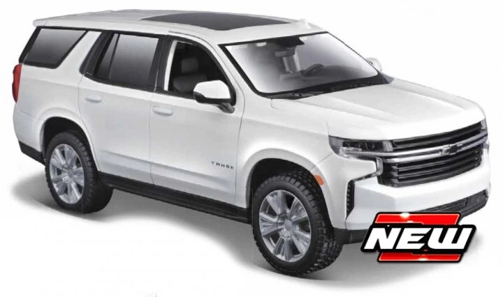 Maisto CHEVROLET TAHOE 2021 WHITE 1:24 - Imagen 1 de 1
