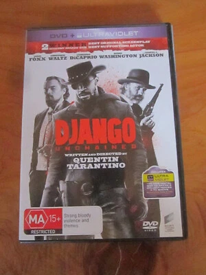 DVD  DJANGO UNCHAINED DVD + ULTRAVIOLET          GREAT  **** MUST SEE **** - Image 1 of 2