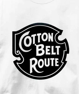 Cotton Belt Route Vintage Logo Railroad Train T Shirt - Picture 1 of 5
