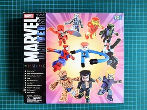 MiniMates Art Asylum Marvel Universe Figure Toys Spiderman Iron Man Venom Ghost - Picture 1 of 6