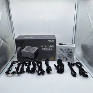 ASUS Prime 750W Gold 750 Watt ATX 3.0 Fully Modular PSU 80+ Gold Power Supply - Afbeelding 1 van 6
