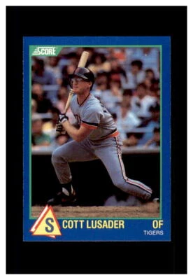 1989 SCORE RISING STAR ROOKIE DETROIT TIGERS #15 SCOTT LUSADER - Image 1 of 2