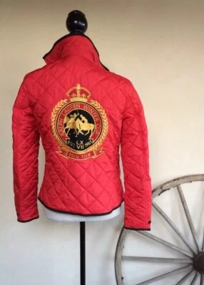 RALPH LAUREN Reversible Quilted Equestrian Switzerland Polo Winter Cup Jacket M - Image 1 of 4