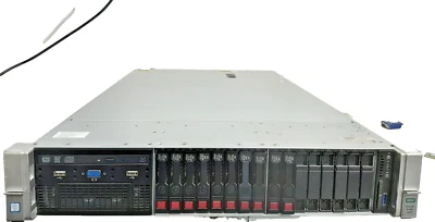 HP ProLiant DL380 GEN9 2x XEON E5-2620 v3 2.40GHz,96GB RAM, 3x RAID, VAT INC - Image 1 of 4