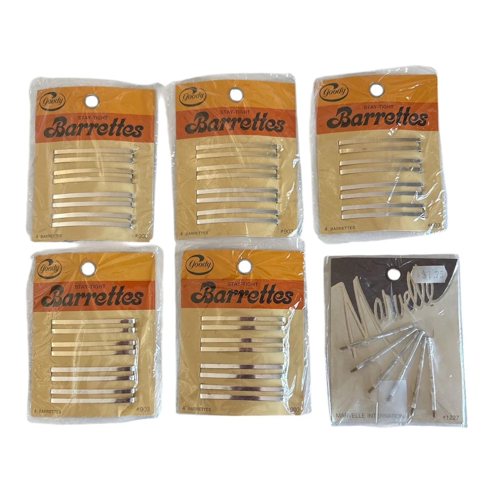 LOTE de pasadores apretados Goody Stay años 70 Foto 1 de 4