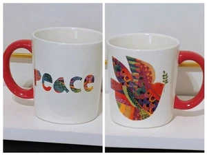 UNICEF Peace Dove Rainbow Olive Branch Coffee Mug Coffee Cup Tea Cup Hallmark - Picture 1 of 7