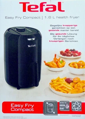 Tefal Fritteuse 1,6L Easy Fry Compact schwarz EY101815  - Bild 1 von 3