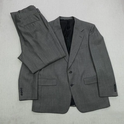 Traje Ejecutivo Stafford Para Hombres 44 Regular Lana Dos Piezas Blazer Pantalones Trabajo EE. UU. Foto 1 de 4