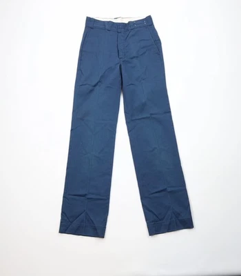 Vintage 70s Dickies Mens 28x32 Distressed Workwear Mechanic Wide Leg Pants USA - Image 1 of 4