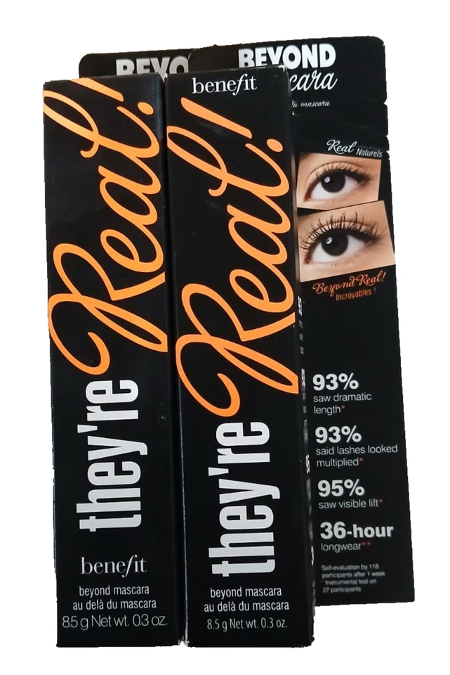 Benefit They’re Real! Lengthening Mascara – 8.5g / 0.3 oz – Full Size – Bundle 2 - Image 1 of 1