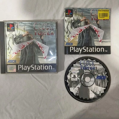 Clock Tower PlayStation PS1 Game - Complete With Manual  - Image 1 of 4