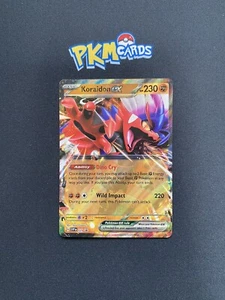 Juego de cartas coleccionables Pokémon Koraidon ex SVP 029 Black Star Promo casi nuevo. - Imagen 1 de 3